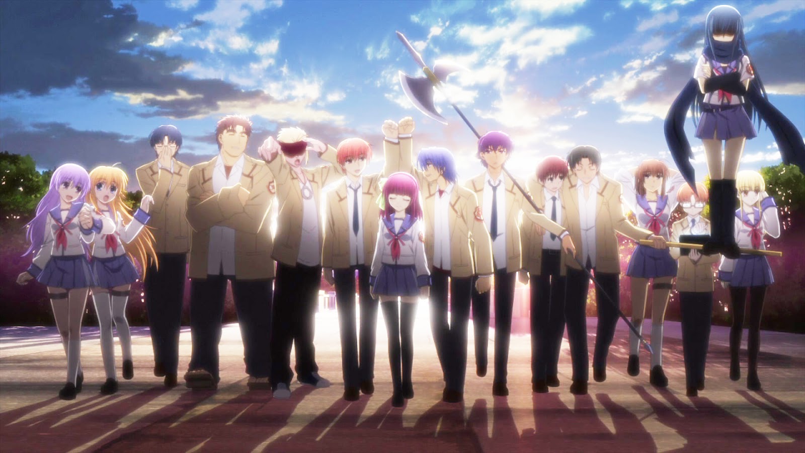 Review Rekomendasi Anime Angel Beats, SSS Operation!