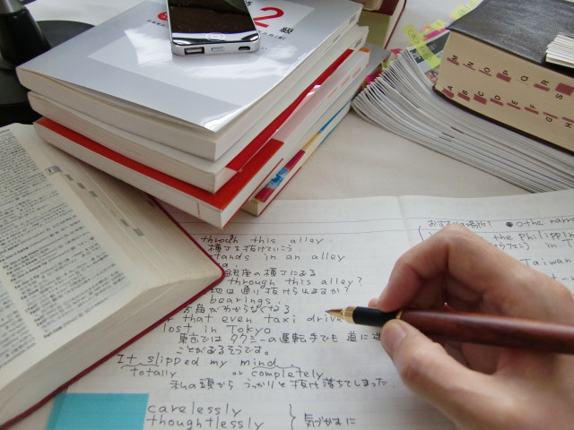 Menggunakan kamus bahasa Jepang